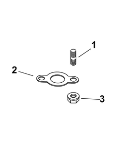 Kohler Cv670-0013 Exhaust Diagram and Parts List for ENFORCER48 53AH3AGN050-22HP Cub Cadet Lawn Tractor